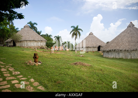 Museum von einem Taino-Dorf in der Provinz Holguin, Kuba Stockfoto