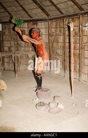 Museum von einem Taino-Dorf in der Provinz Holguin, Kuba Stockfoto