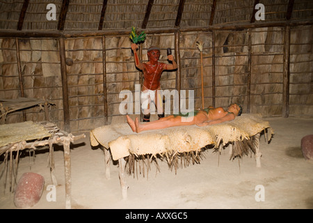 Museum von einem Taino-Dorf in der Provinz Holguin, Kuba Stockfoto