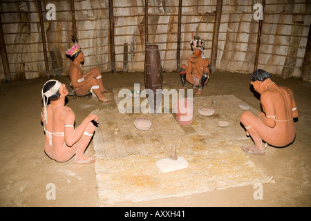 Museum von einem Taino-Dorf in der Provinz Holguin, Kuba Stockfoto