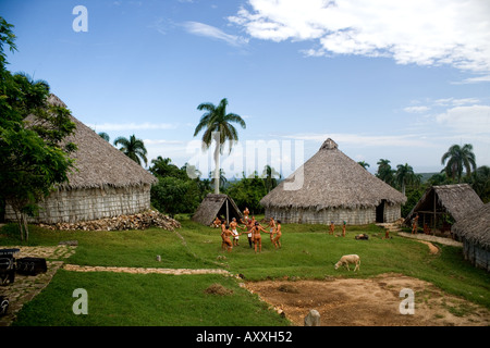 Museum von einem Taino-Dorf in der Provinz Holguin, Kuba Stockfoto