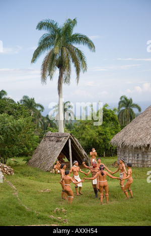 Museum von einem Taino-Dorf in der Provinz Holguin, Kuba Stockfoto