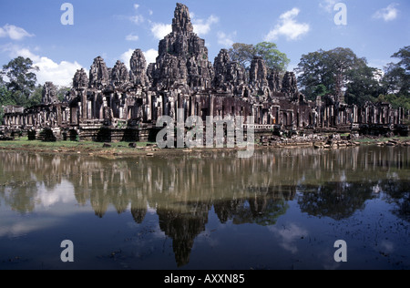 Siem Reap, Angkor Thom, Bayon Tempel Stockfoto