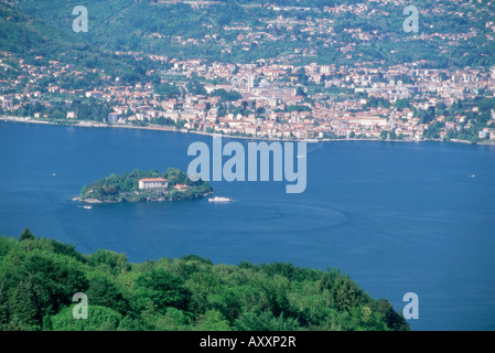 Lago Maggiore und Isola Madre, italienische Seen, Piemonte (Piemont), Italien, Europa Stockfoto