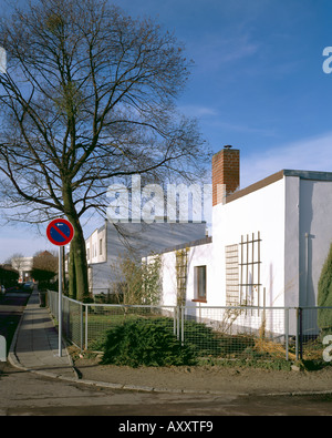 Dessau, Siedlung Törten, Einzelhaus Stockfoto