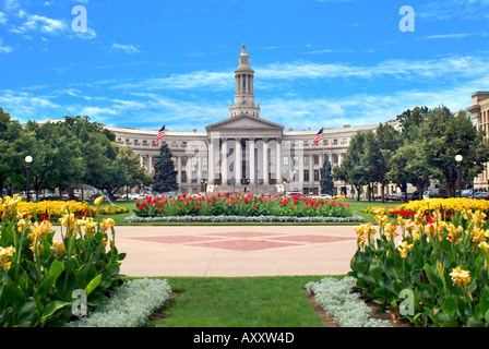 Außenseite des Denver s Stadt und County Building CO USA Stockfoto