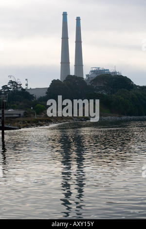 Moss Landing Kraftwerk, Kalifornien Stockfoto