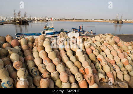 Hafen von Houmt Souk Djerba Insel Tunesien Stockfoto