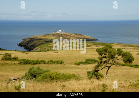 Lynas Point Leuchtturm Anglesey North Wales Stockfoto