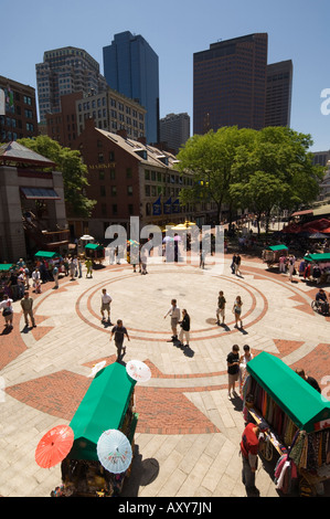 Quincy Market, Boston, Massachusetts, Vereinigte Staaten Stockfoto
