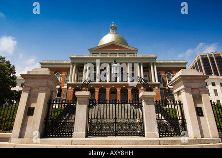 Das Massachusetts State House, 1798, entworfen von Charles Bulfinch, Boston, Massachusetts, USA Stockfoto