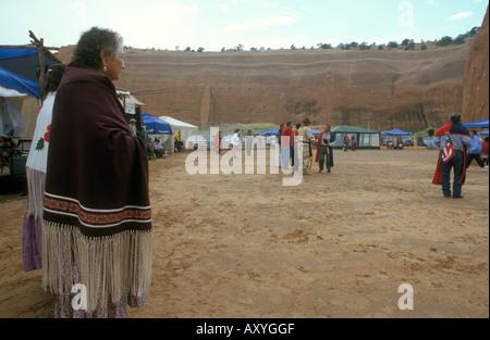 Gallup - New Mexico - USA - 85. Inter-tribal Festival Red Rock Tanzplätze Stockfoto