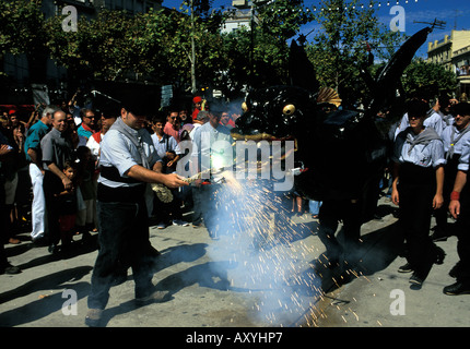 Arbo Ball de diables Stockfoto