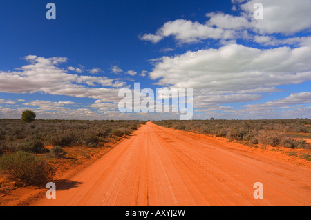 Outback Road, Menindee, New-South.Wales, Australien, Pazifik Stockfoto