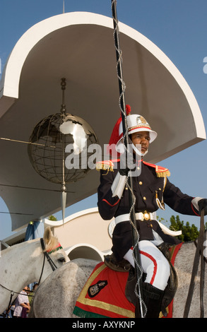 Einweihung des Seretse Khama Ian Khama vierter Präsident der Republik von Botswana Stockfoto