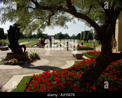 Amerikanische Normandie Krieg Friedhof Colleville Sur Mer Calvados Frankreich Basse Normandie Stockfoto