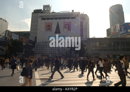 Kreuzung Shibuya, Tokyo, Japan Stockfoto