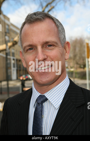 Brian Paddick, liberale Demokrat Anwärter für Bürgermeister von London und ehemalige Deputy Assistant Commissioner der Polizei traf Stockfoto