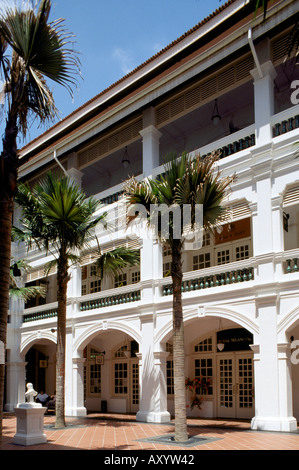 Singapur, Raffles Hotel Innenhof Stockfoto