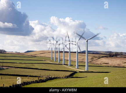 Royd Moor Windkraftanlagen Stockfoto