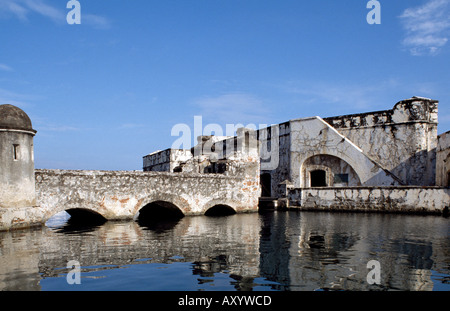 Veracruz, Kunsttalente Fort Baluarte de Santiago, Fassade Stockfoto