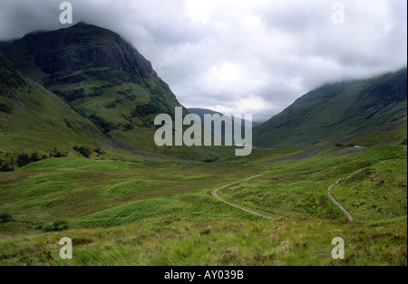 Glencoe Pass Schottland, Vereinigtes Königreich Stockfoto