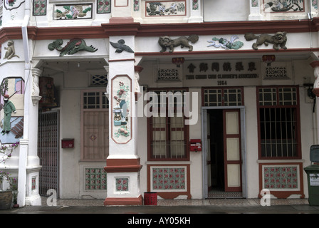 Typische Architektur, Geylang, Singapur. Stockfoto