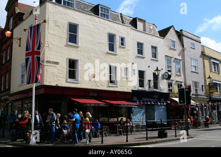 Windsor Castle Stadtzentrum Touristen Royal Borough of Windsor und Maidenhead, Berkshire, England, UK, GB Stockfoto