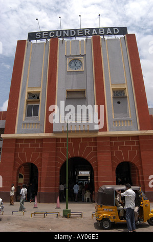 RAILWAY STATION SECUNDERABAD ANDHRA PRADESH, INDIEN Stockfoto