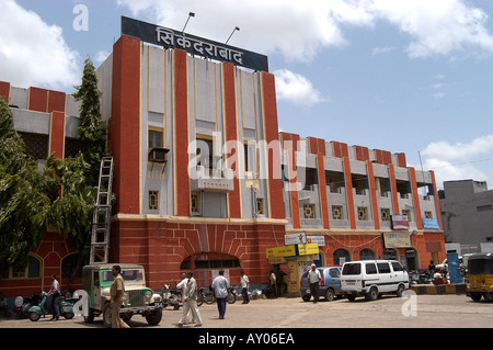 RAILWAY STATION SECUNDERABAD ANDHRA PRADESH, INDIEN Stockfoto