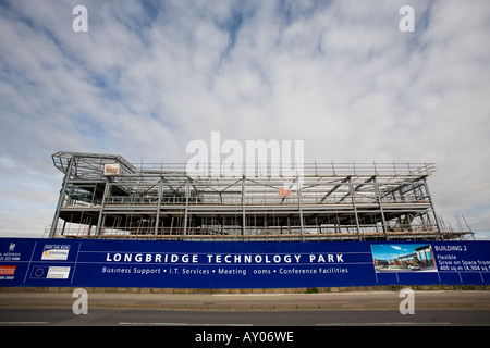 Arbeiten Sie an der neuen Longbridge Technologie PArk South Birmingham auf dem Gelände der ehemaligen MG-Rover-Auto-Fabrik Stockfoto