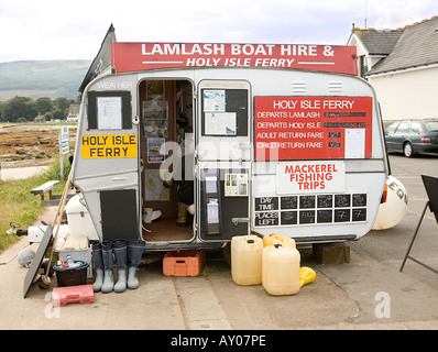 Heilige Insel Fähre Büro in Lamlash auf der Isle of Arran in Schottland Stockfoto