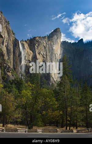 Bridal Veil Falls, Yosemite-Nationalpark. Stockfoto