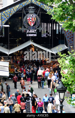 La Boqueria-Markt Barcelona Spanien Stockfoto