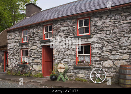 Irland, County Kerry Bonane, in der Nähe von Kenmare Molly Gallivan Cottage und traditionelle Farm Stockfoto