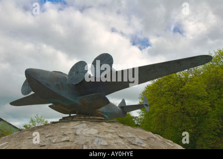 Irland County Limerick Foynes Flying Boat Museum äußere Skulptur Stockfoto