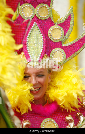 Schlacht von Blumen Parade St Neuss Jersey Kanalinseln Stockfoto