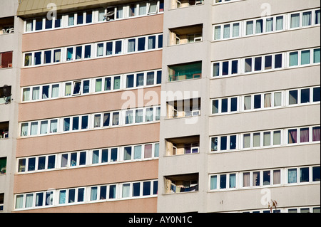 Hochhaus wohnen Wohnungen im Bereich Ladywood von Birmingham England UK Stockfoto