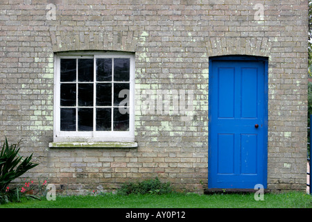 Häuser in Fen Drayton Cambridgeshire Stockfoto