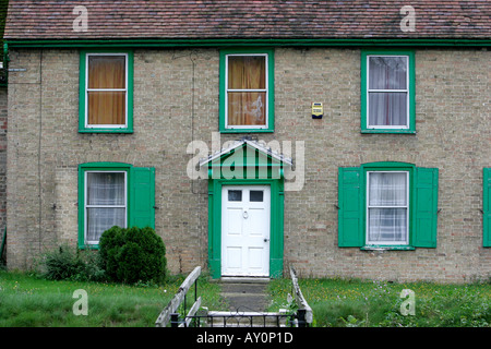 Häuser in Fen Drayton Cambridgeshire Stockfoto