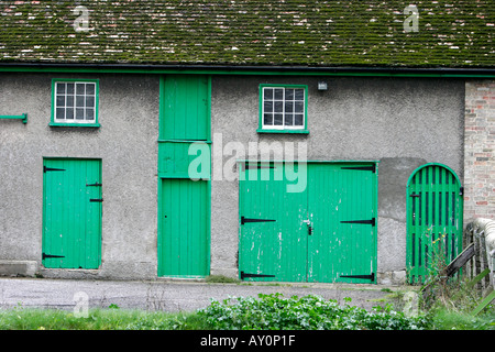 Häuser in Fen Drayton Cambridgeshire Stockfoto