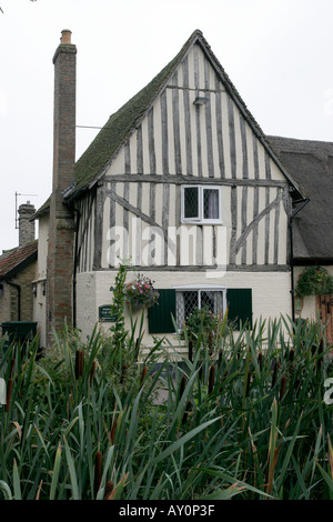 Fachwerk Gebäude in Fen Drayton Cambridgeshire Stockfoto
