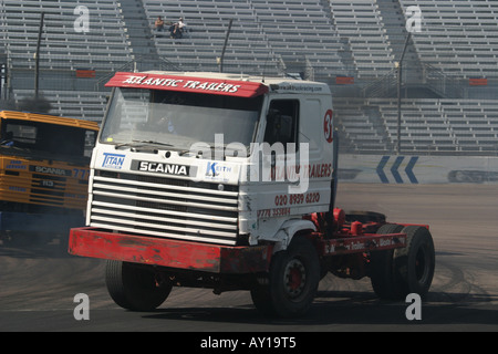 Big Rig Truck Racing Stockfoto