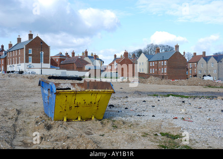 Die neue Stadt Verkehrssysteme am Stadtrand von Dorchester, Dorset Stockfoto