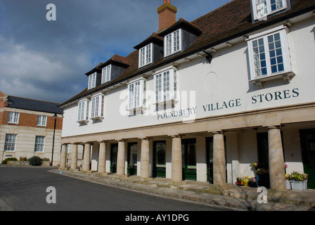 Die neue Stadt Verkehrssysteme am Stadtrand von Dorchester, Dorset Stockfoto