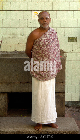 Pilger an der Sri Chamundeswari Tempel Chamundi Hill mysore Stockfoto