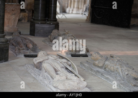 Stein-Ritter am Tempel der Kirche City of London Stockfoto