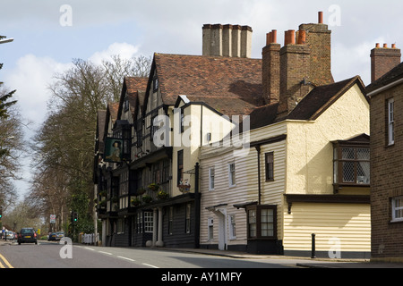 Ye Olde King Kopf Gastwirtschaft, Chigwell, Essex, England. Stockfoto