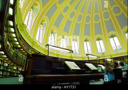 Die Bibliothek des British Museum in London City centre England UK Stockfoto