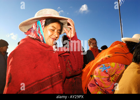 Pachamama, Fiesta Nacional a la Madre Tierra, Tolar Grande, Provinz Salta, Argentinien, Südamerika Stockfoto